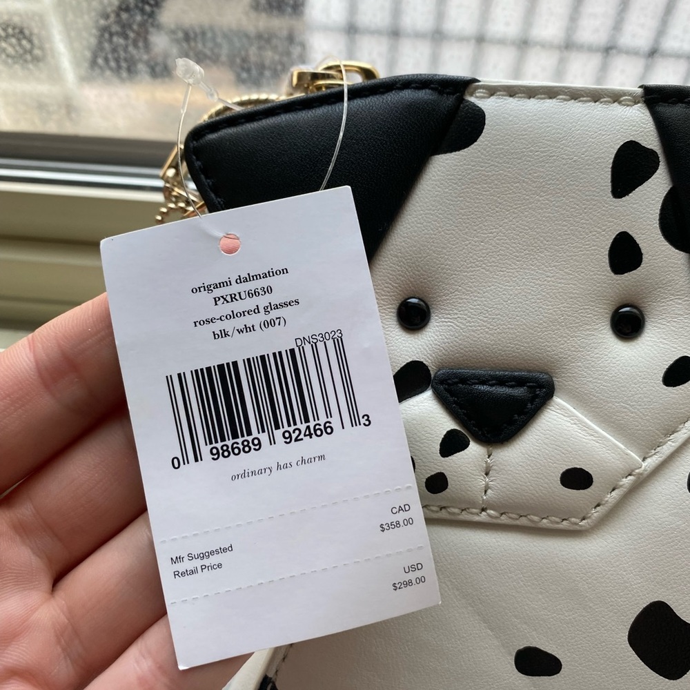 Kate spade origami Dalmatian purse NWT - Picture 3 of 6